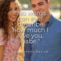 I Love You Babe Quotes