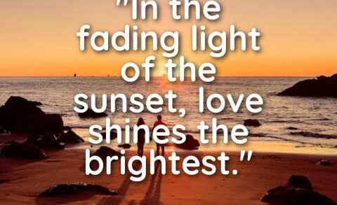 Quotes About Sunset and Love