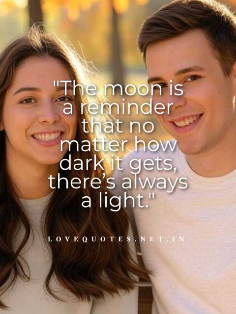 Quotes on Moon and Love