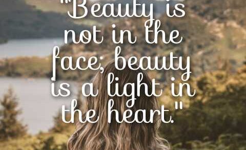 Short Beauty Quotes for Her