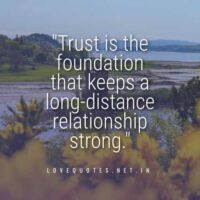 Trust Long Distance Relationship Quotes