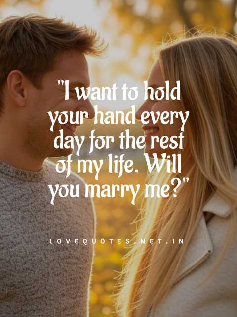 Will You Marry Me Quotes